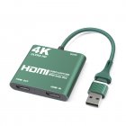 4k 1080p Capture Card USB 3.0 Type C to for HDMI 2 in 1 Video Capture Card