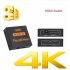 4k 2k HDMI Splitter Full HD 1080p Video HDMI Switch Switcher  European plug