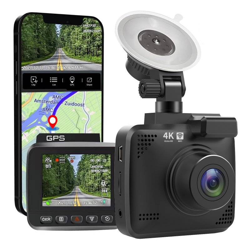 Rove R2-4K Dash Cam 4K Ultra HD 2160P Dash Board Camera Built In WiFi & GPS
