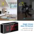 4k Full Hd Alarm Clock Camera 5g Wifi Webcam Cam Ir Night Vision 160 Ultra Wide Angle Home Security Motion Detection Camcorder