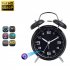 4k HD Mini Camera Wifi P2P Video Recorder DVR Wireless Alarm Clock IP Camera Home Security Camcorder Black