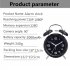 4k HD Mini Camera Wifi P2P Video Recorder DVR Wireless Alarm Clock IP Camera Home Security Camcorder Black