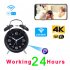 4k HD Mini Camera Wifi P2P Video Recorder DVR Wireless Alarm Clock IP Camera Home Security Camcorder Black