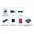 4k HD Night Vision Device Binoculars Visual Camera Video Infrared Night Goggles for Camping N009 Black