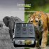 4k HD Night Vision Device Binoculars Visual Camera Video Infrared Night Goggles for Camping N009 Black