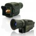 4k HD Night Vision Monocular Video Long Distance Infrared Night Vision Goggles for Outdoor Surveillance Black