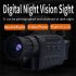 4k HD Night Vision Monocular Video Long Distance Infrared Night Vision Goggles for Outdoor Surveillance Black