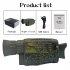 4k HD Night Vision Monocular Video Long Distance Infrared Night Vision Goggles for Outdoor Surveillance Black