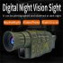 4k HD Night Vision Monocular Video Long Distance Infrared Night Vision Goggles for Outdoor Surveillance Black
