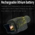 4k HD Night Vision Monocular Video Long Distance Infrared Night Vision Goggles for Outdoor Surveillance Black