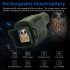 4k HD Night Vision Monocular Video Long Distance Infrared Night Vision Goggles for Outdoor Surveillance Black