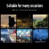 4k HD Night Vision Monocular Video Long Distance Infrared Night Vision Goggles for Outdoor Surveillance Black