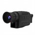 4k Hd Monocular Night Vision Device Infrared 5x Digital Zoom Telescope Outdoor Surveillance Video Recording Camera black