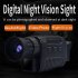 4k Hd Monocular Night Vision Device Infrared 5x Digital Zoom Telescope Outdoor Surveillance Video Recording Camera black