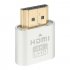 4k Ultra High definition Gold plated Hdmi  Virtualizer Portable Dummy Plug Edid Display Cheat Support All Systems gold