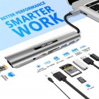 4k USB C to Hdmi-compatible USB C Hub 8-in-1 Type-c Adapter