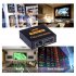 4k x 2k Hd Hdmi compatible Splitter 1 In 2 Out Hdmi compatible Splitter Switcher 1 x 2 For Tv Computer Monitor Game Equipment black