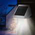 4leds Solar Wall Light Outdoor Waterproof Security Lamp for Stair Fence Garden Patio LED Solar Light