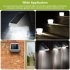 4leds Solar Wall Light Outdoor Waterproof Security Lamp for Stair Fence Garden Patio LED Solar Light
