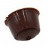 4pcs   1pcs Reusable Coffee Capsules Cup Filter for Dolce Gusto Refillable Brewers Nescafe 1pcs