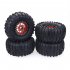 4pcs 2 2inch 120mm 1 10 RC Crawler Truck Wheels Tires for Redcat HPI FTX Mauler TRAXXAS TRX4 RGT Traction Hobby Founder II Axial SCX10 II VRX Racing 4PCS