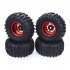 4pcs 2 2inch 120mm 1 10 RC Crawler Truck Wheels Tires for Redcat HPI FTX Mauler TRAXXAS TRX4 RGT Traction Hobby Founder II Axial SCX10 II VRX Racing 4PCS