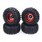 4pcs 2.2inch 120mm 1/10 <span style='color:#F7840C'>RC</span> Crawler Truck Wheels Tires for Redcat HPI FTX Mauler TRAXXAS TRX4 RGT Traction Hobby Founder II Axial SCX10 II VRX Racing 4PCS