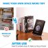 4pcs Acrylic Bookends Clear Book Ends For Shelves Transparent Book Stoppers For Books CD File Video Games 4pcs