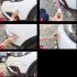 4pcs Car Suv Edge Anti collision  Strip Bumper Protector Protective Guard Bar Anti rub Bumper Strip Silver 4pcs