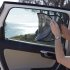 4pcs Car Window Shades 51 31cm Electrostatic Film Side Window Sunshade