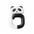 4pcs Foldable Hanger Cartoon Animals Non slip Strong Load bearing Table Hook For Handbag School Bags Key Chains set