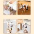 4pcs Foldable Hanger Cartoon Animals Non slip Strong Load bearing Table Hook For Handbag School Bags Key Chains set