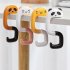 4pcs Foldable Hanger Cartoon Animals Non slip Strong Load bearing Table Hook For Handbag School Bags Key Chains set