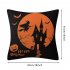4pcs Halloween Pillowcases Soft Skin Friendly Pillow Covers Home Throw Cushion Case For Sofa Couch Decor as shown