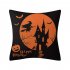 4pcs Halloween Pillowcases Soft Skin Friendly Pillow Covers Home Throw Cushion Case For Sofa Couch Decor as shown