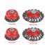 4pcs Knotted Wire Cup Brush for Angle Grinders 8500rmp Bowl Type Twisted