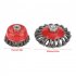 4pcs Knotted Wire Cup Brush for Angle Grinders 8500rmp Bowl Type Twisted