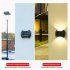 4pcs Led Outdoor Solar Lamp Intelligent Sensor Waterproof Automatic Garden Decorative Light Wall Lamp 8LED  Warm Light 