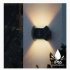4pcs Led Outdoor Solar Lamp Intelligent Sensor Waterproof Automatic Garden Decorative Light Wall Lamp 8LED  white light 