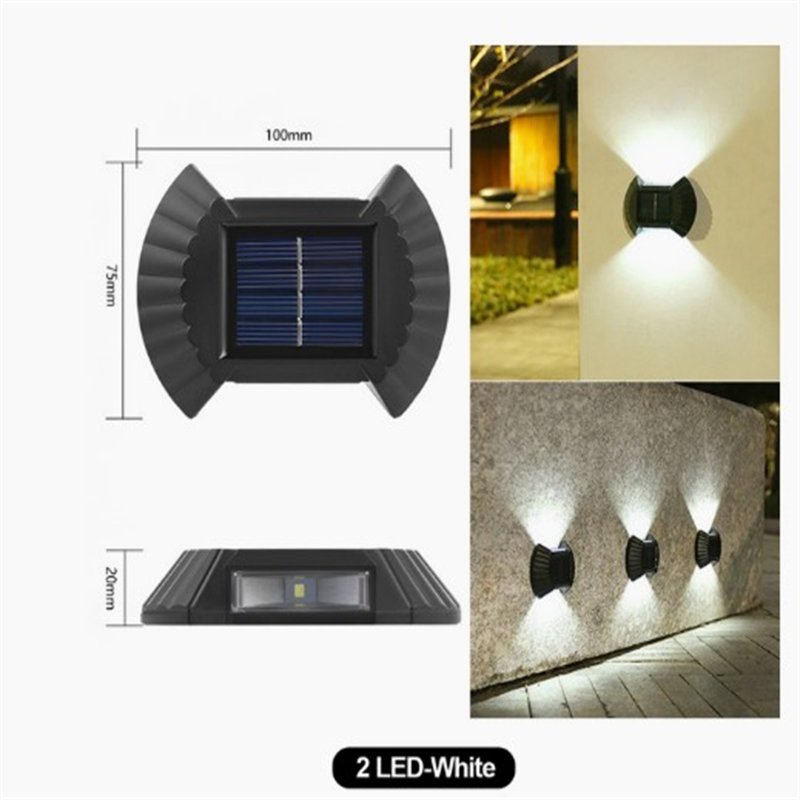 4pcs Led Outdoor Solar Lamp Intelligent Sensor Waterproof Automatic
