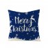 4pcs Linen Christmas Pillowcase Printed Elk Pillow Cushion For Home Living Room Sofa JYM139 Combination set 01 45 45cm  without pillow filling 