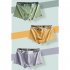 4pcs Men Underwear Trendy Graphene Middle Waist Stretch Large Size Sports Shorts For Students C XL