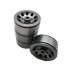 4pcs Mn Model Metal Clamping Pressure Tire Beadlock Wheel Rim   Rubber Tires Set For Wpl 1 16 Mn45 D90 91 96 99 99s 99a 1 12 Rc Car Model Titanium 1PCS