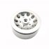 4pcs Mn Model Metal Clamping Pressure Tire Beadlock Wheel Rim   Rubber Tires Set For Wpl 1 16 Mn45 D90 91 96 99 99s 99a 1 12 Rc Car Model Silver 4PCS