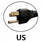 4pcs Plug In Light Socket, U.S. Plug EU Plug To E26 E27 Plug In Light Bulb Socket Adapter Extender ETL Certification Socket Rotatable Plug With On/Off Switch U.S. plug