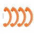 4pcs Propeller Protective Cover Anti collision Ring Drop Resistant Safety Cover Compatible For Dji Avata 4pcs black