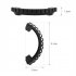 4pcs Propeller Protective Cover Anti collision Ring Drop Resistant Safety Cover Compatible For Dji Avata 4pcs black