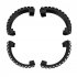4pcs Propeller Protective Cover Anti collision Ring Drop Resistant Safety Cover Compatible For Dji Avata 4pcs black