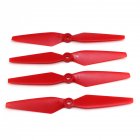 4pcs Propellers Accessories for MJX BUGS B2W B2C RC Quadcopter Drone Four Axis Aircraft red
