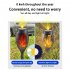 4pcs Solar 96led Torches Lamp Sensor Decorative Light Floor Lights For Outdoor Garden Courtyard Lawn Decor  warm color 4pcs pack 